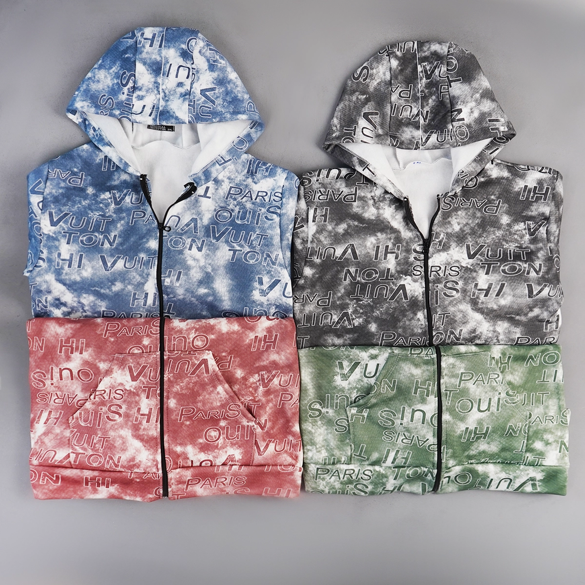 سوییشرت طرحدار مردانه سبز مدل Roham