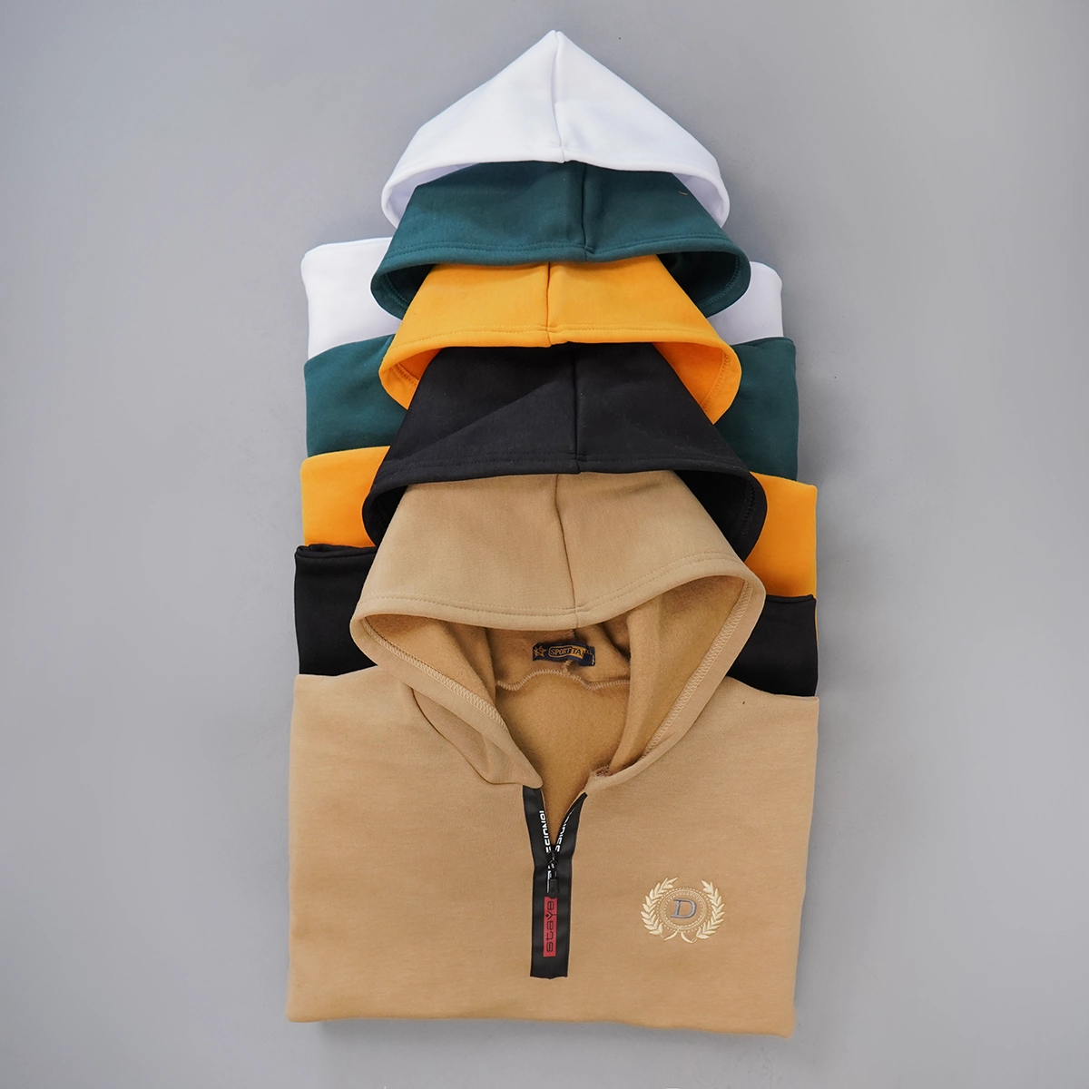 هودی مردانه طرح D مشکی مدل Parham