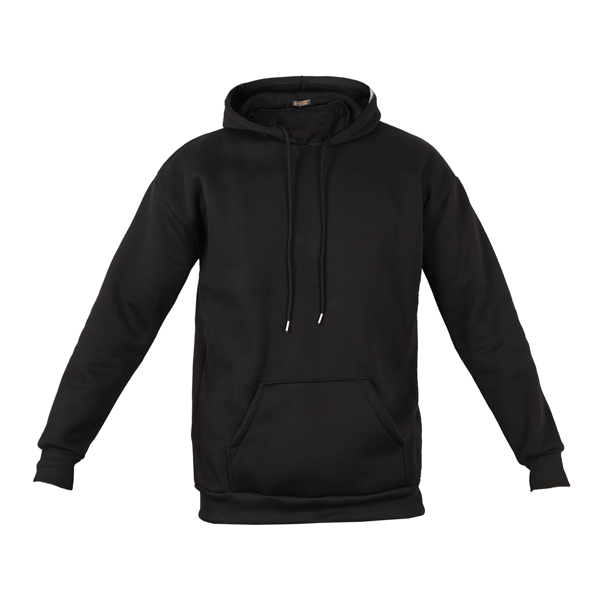 هودی بیسیک مشکی مردانه مدل F71