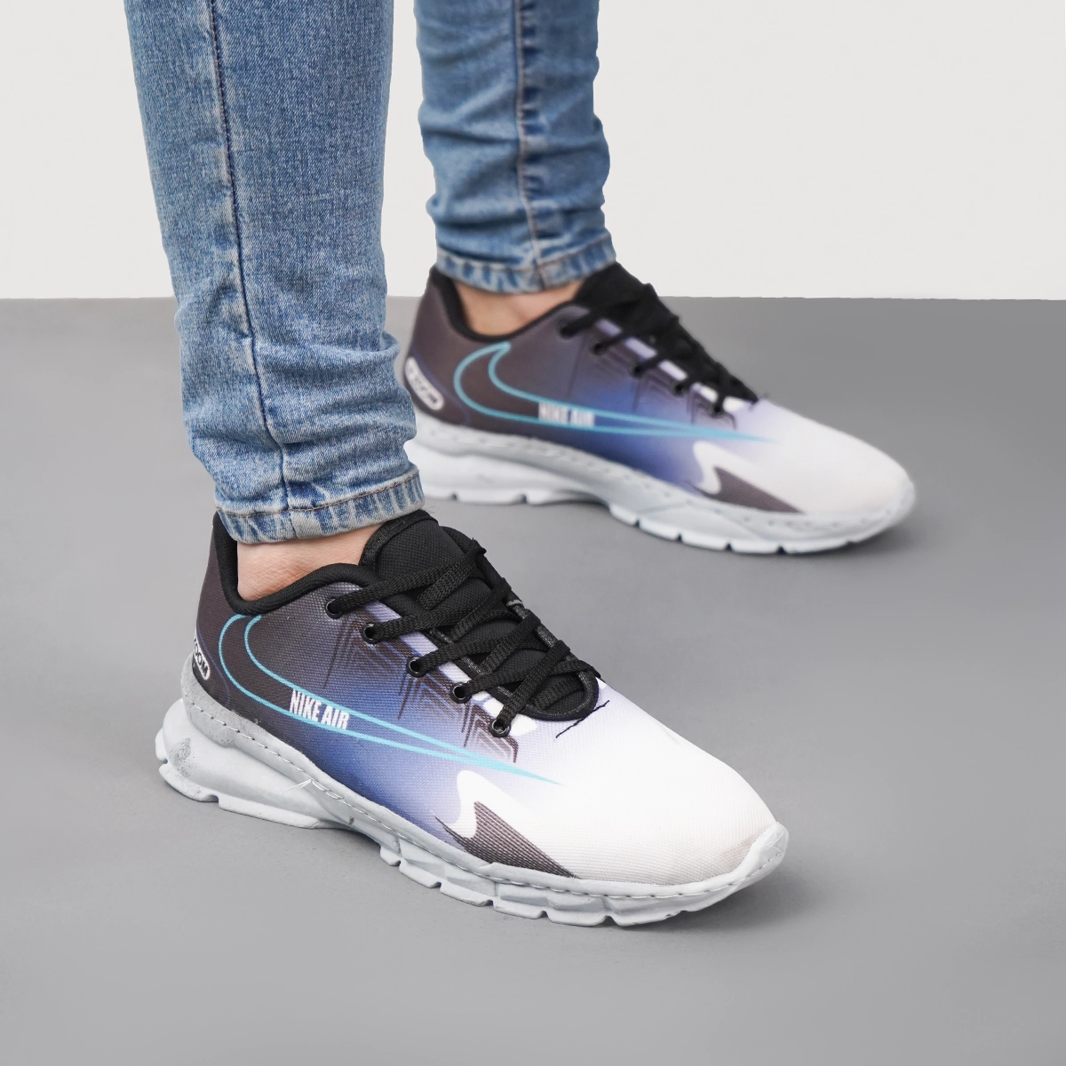 کفش ورزشی مردانه (T) آبی مدل Afron