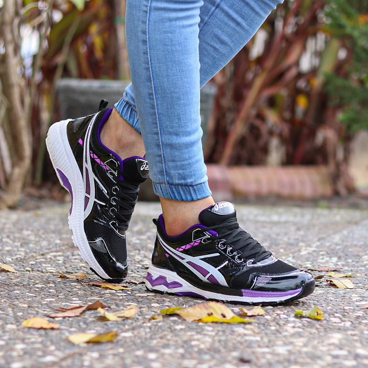 کفش ورزشی مردانه مشکی بنفش مدلRadman