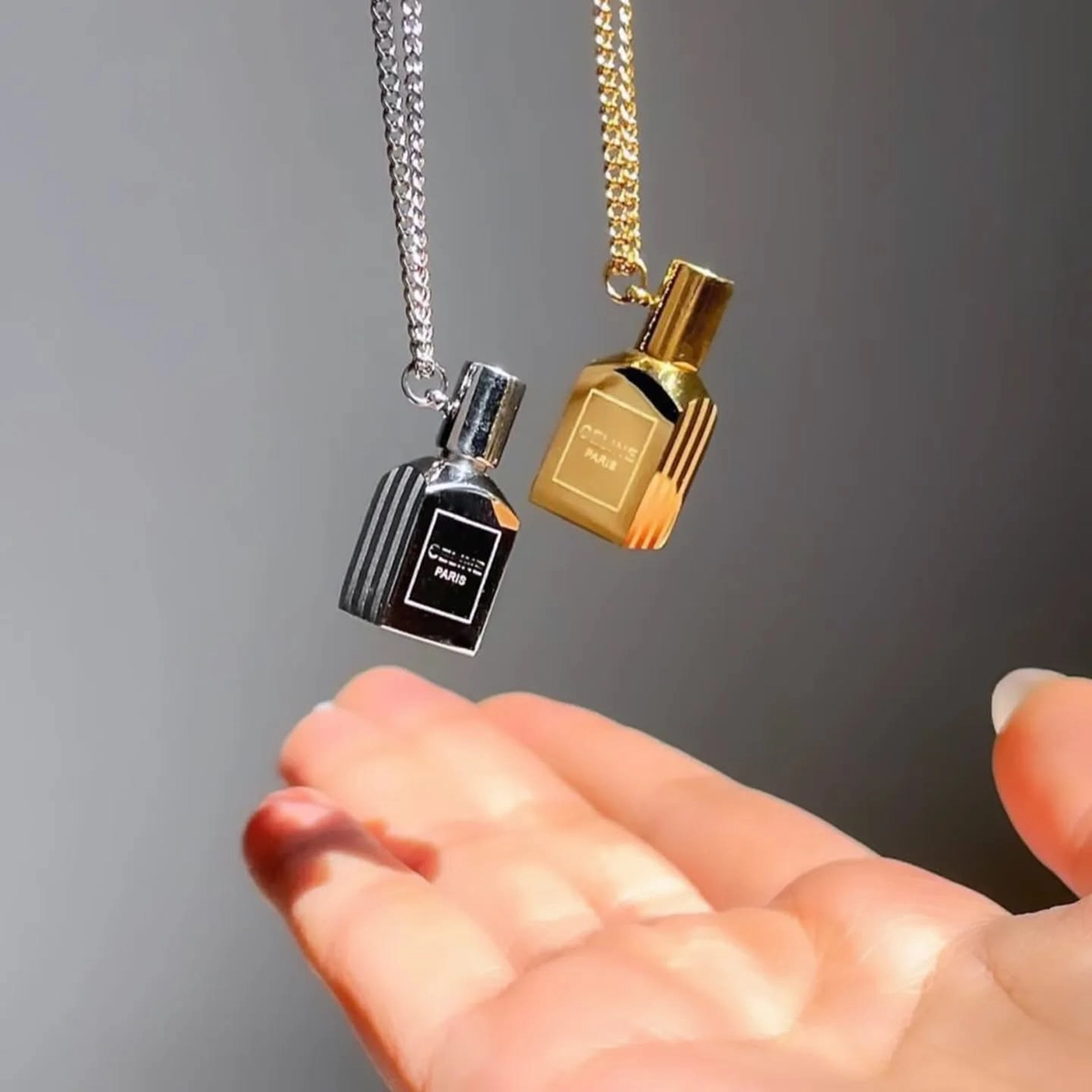 گردنبند عطر یار( نقره ای )