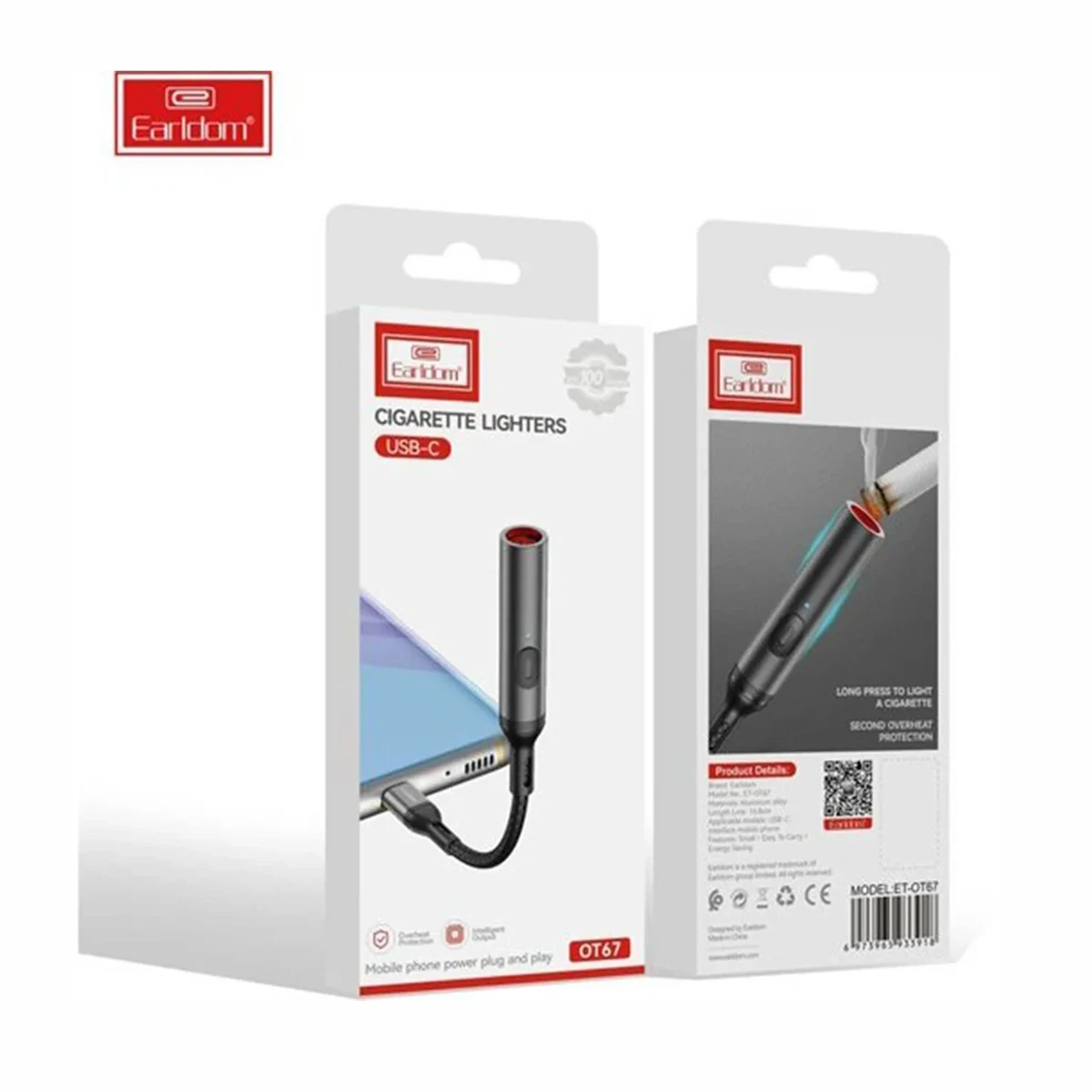 فندک موبایلی Earldom مدل OT67