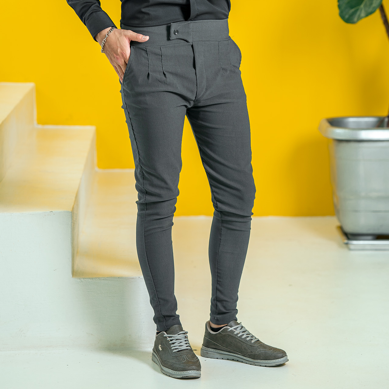 شلوار اسلش مردانه ARIF (طوسی )