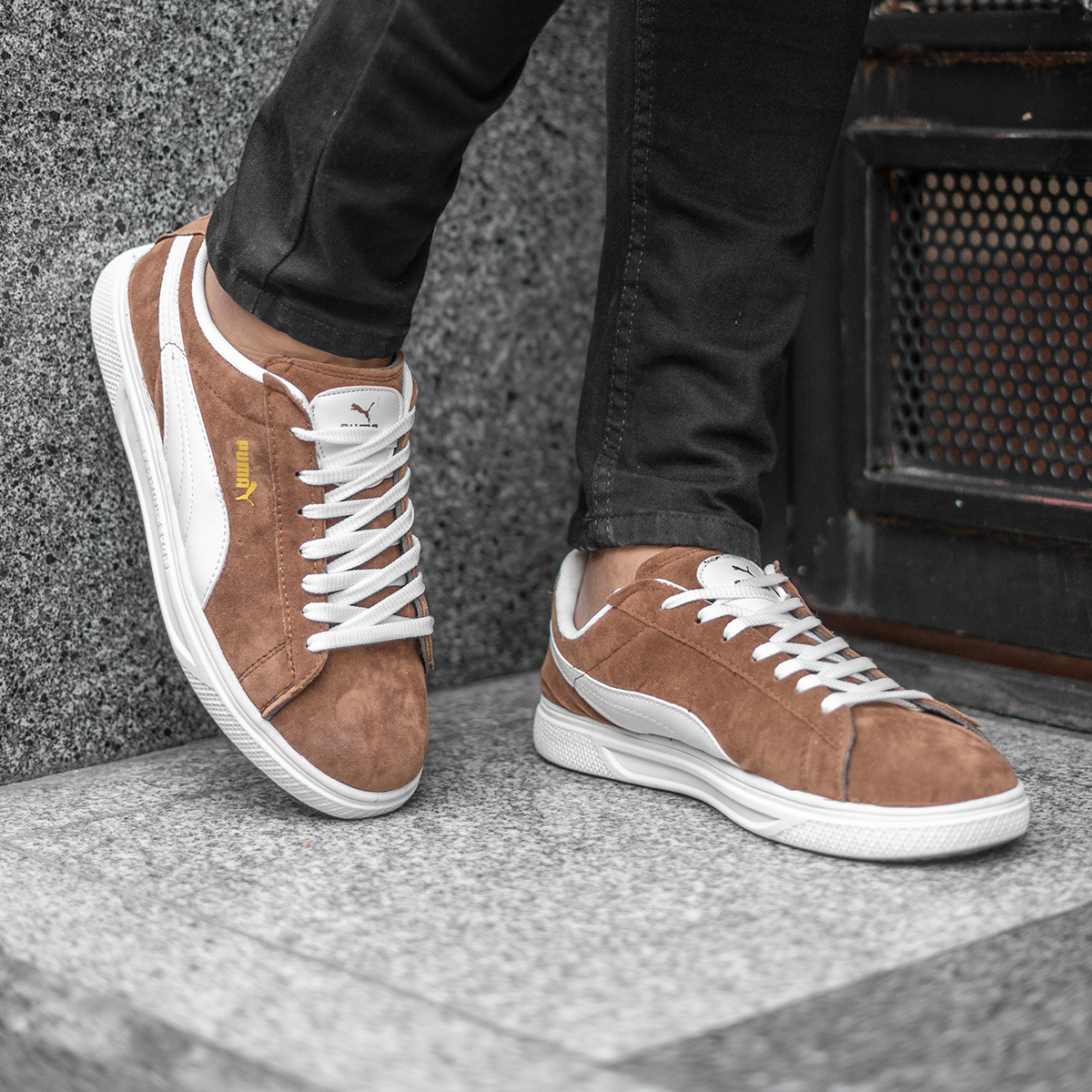 کفش ورزشی Puma مردانه قهوه ای مدلLenin