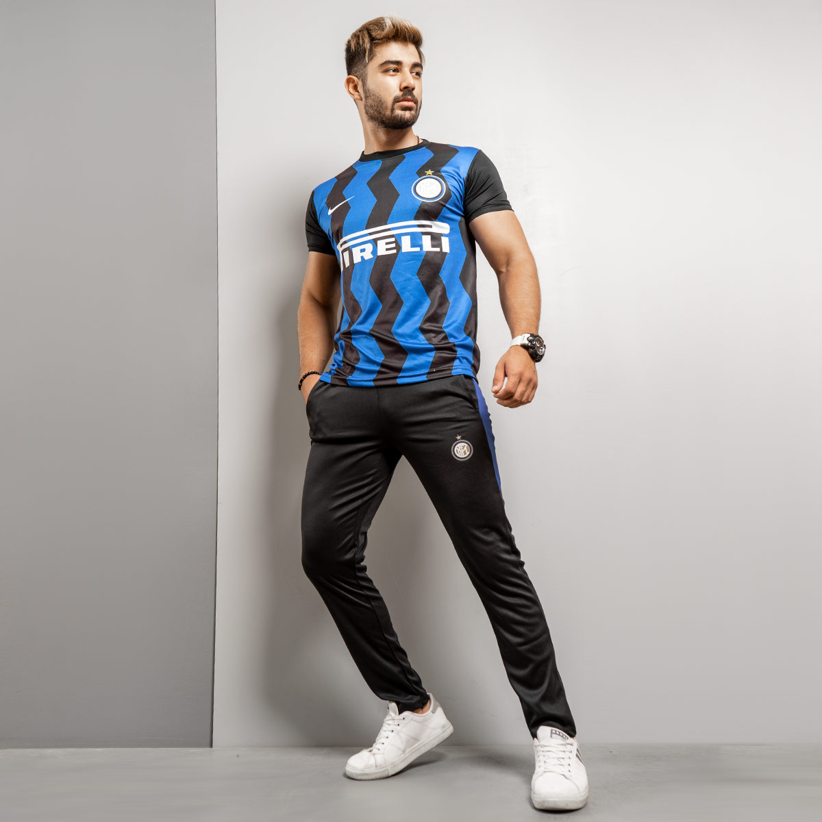 ست تیشرت شلوار اینترمیلان مردانه مدل Italy