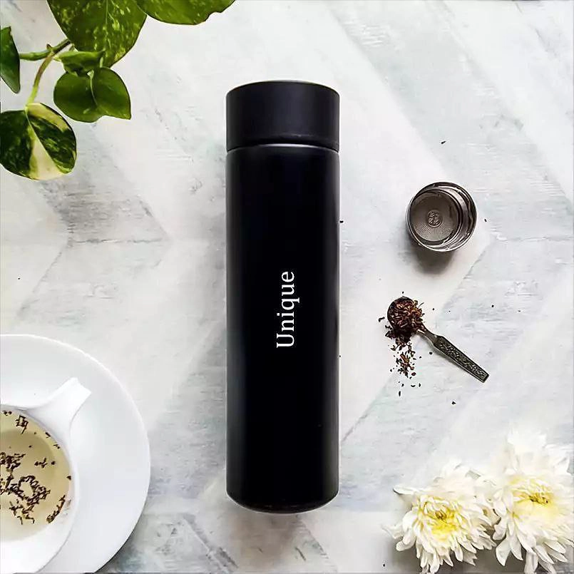 فلاسک مسافرتی دماسنج دار مدل unique