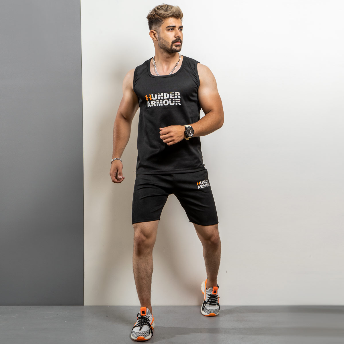 ست رکابی شلوارک Under Armour مردانه مدل Kloni