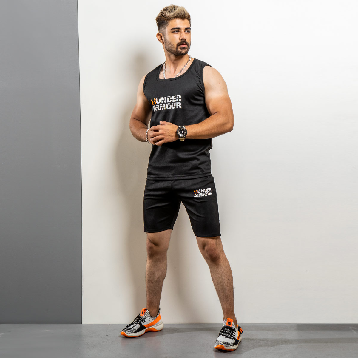 ست رکابی شلوارک Under Armour مردانه مدل Kloni