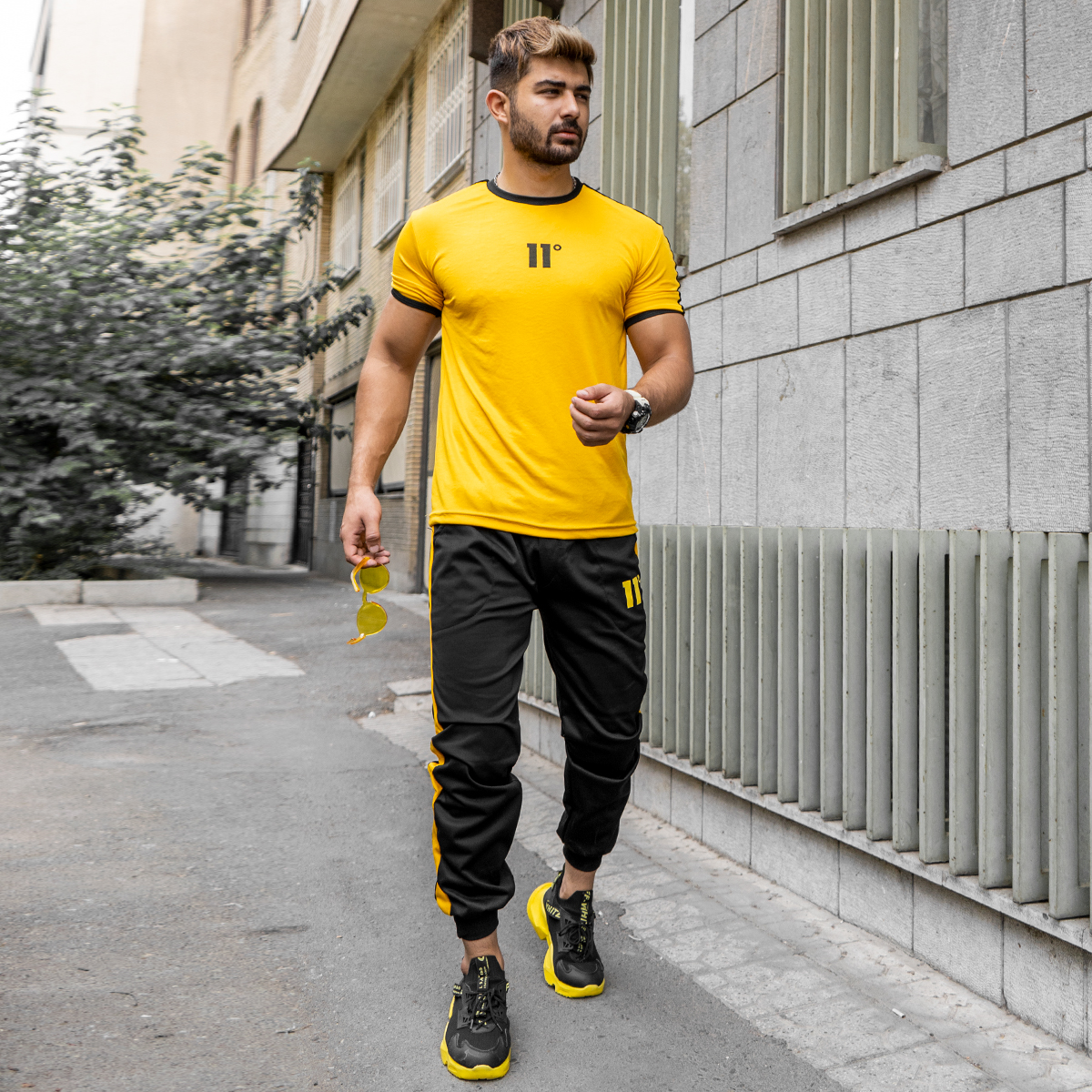 ست تیشرت شلوار 11degrees مردانه مدلFranco