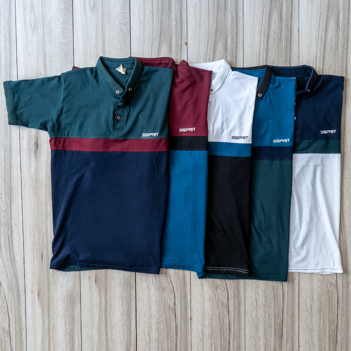 تیشرت Esprit مردانه سبز سرمه ای مدل Sonada