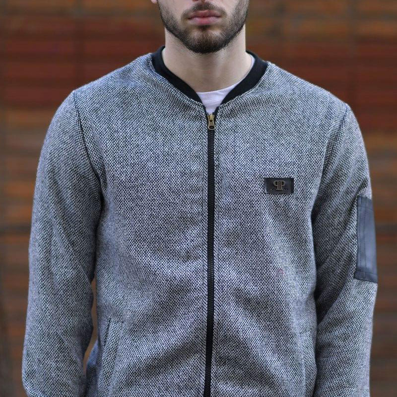 سوئیشرت بافت مردانه مدل HUBAN