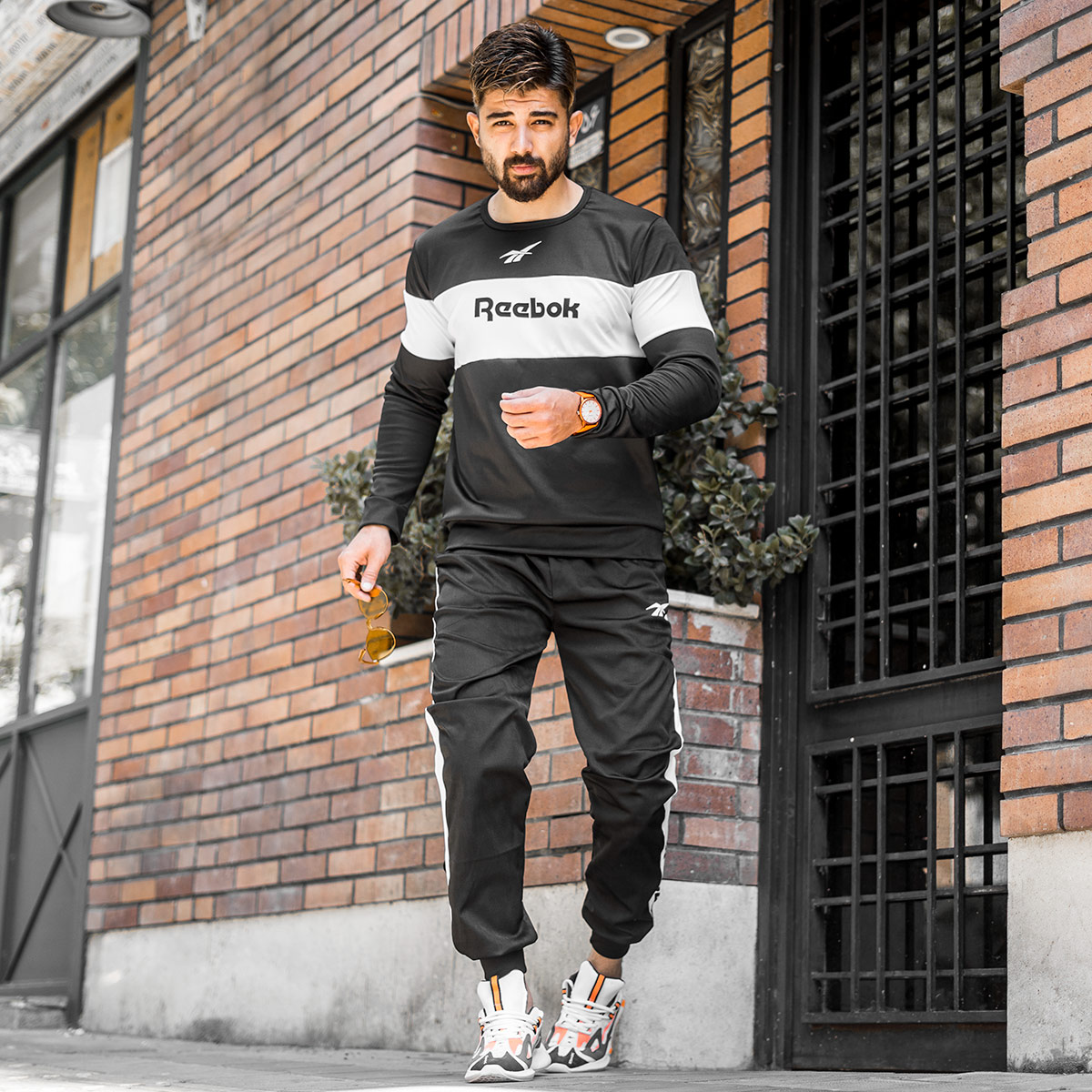 ست آستین بلند شلوار Reebok مردانه مدل Yonik