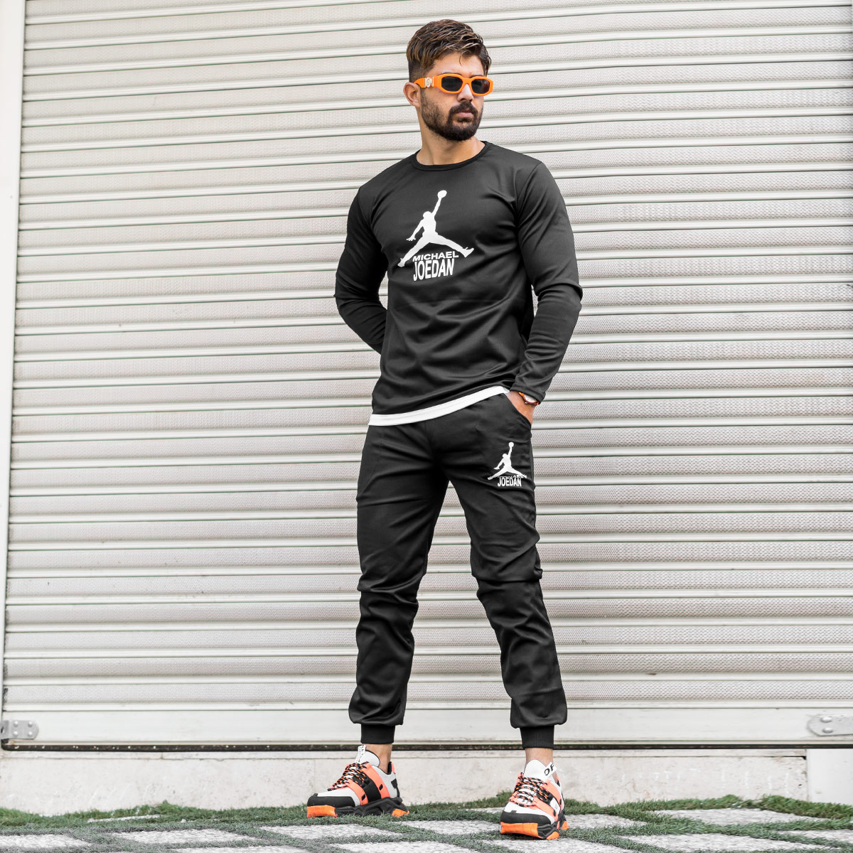 ست آستین بلند شلوار Jordan مردانه مدلJodan