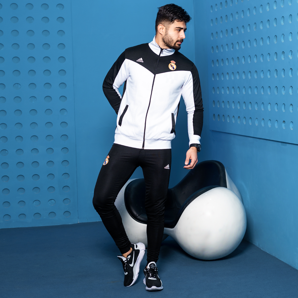 ست سوئیشرت شلوار رئال مادرید مدل Madrida