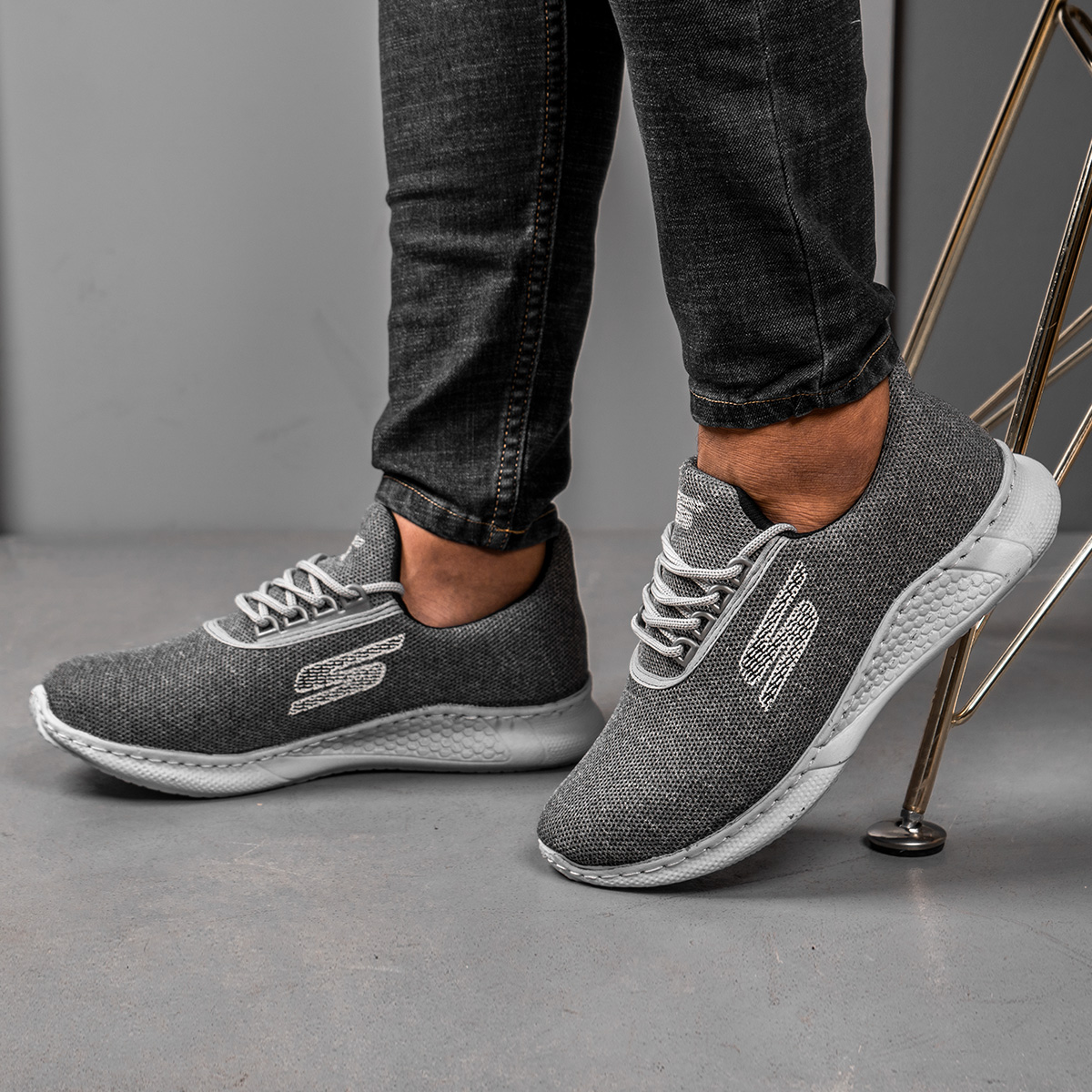 کفش ورزشیSkechers مردانه طوسی مدل Kito(T)